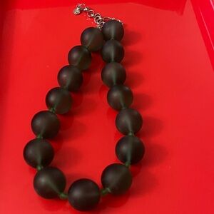 SASSY JONES Dina Necklace Forest Green